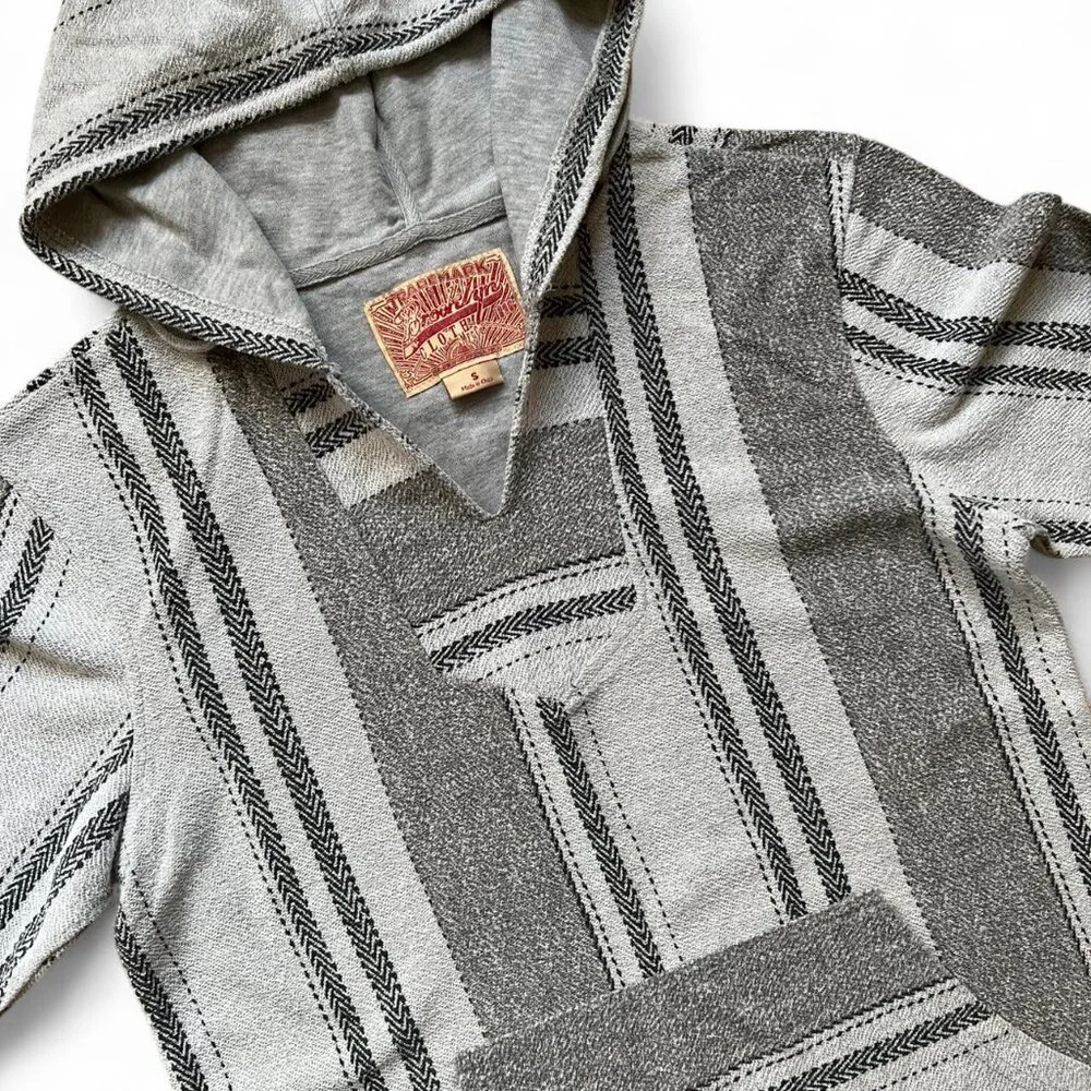 Boho Hoodie gray & white 🕊️ - Picture 3 of 4